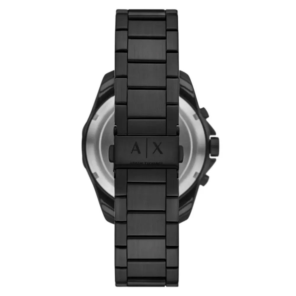 Armani Exchange Chronograph Black Stainless Steel Mens Watch detail 3