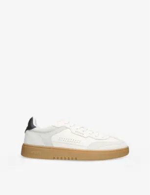 AXEL ARIGATO Dice T-Toe Leather and Suede Low-Top Trainers - EUR 45 / 11 UK MEN in White – Mens | Trainers | Lace up trainers