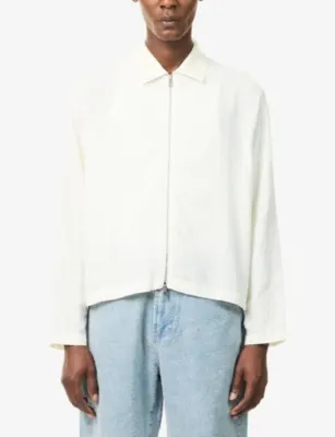 MKI MIYUKI-ZOKU Rider Zip-Up Cotton Shirt detail 3