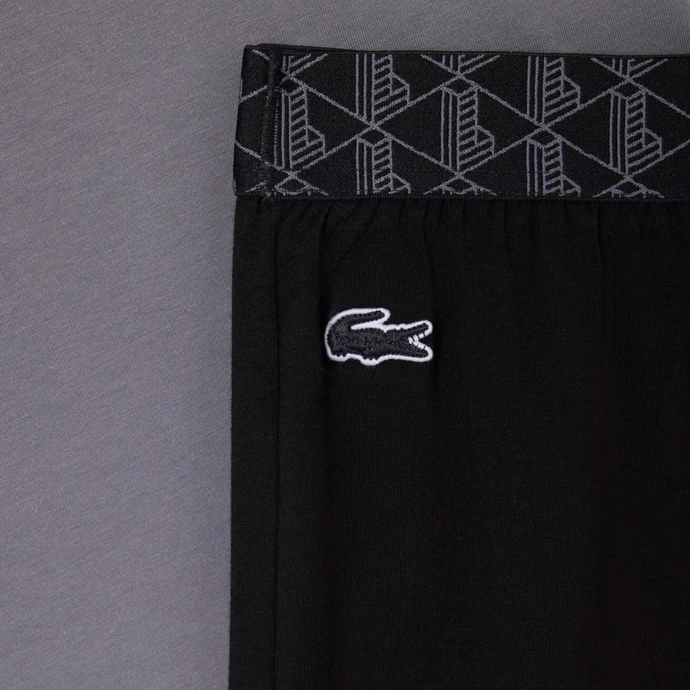 Lacoste Men's Cotton Short-Sleeve Top and Trousers Pyjama Set detail 3