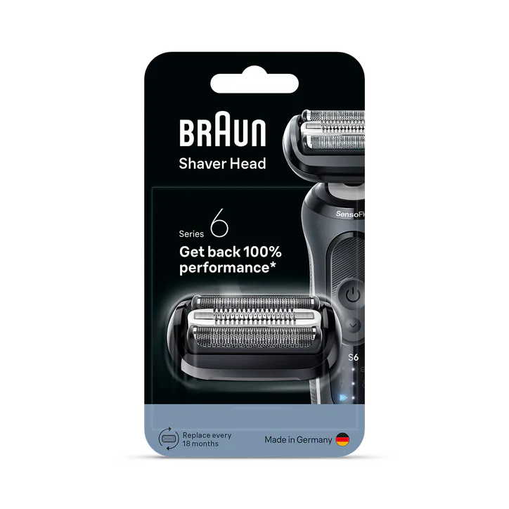 BRAUN Series 6 Electric Shaver ORIGINAL Replacement Head, 64B