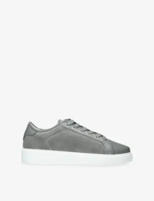 ARNE Mid Court Suede Trainers - EUR 42 / 8 UK MEN in GREY/LIGHT – Mens | Trainers | Lace up trainers