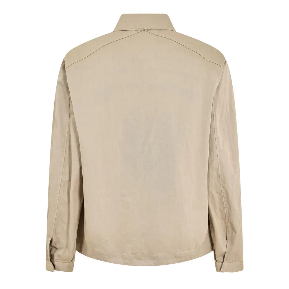 Massimo Osti Studio Men's Trama Softshell Jacket in Capers 652, additional product view 2
