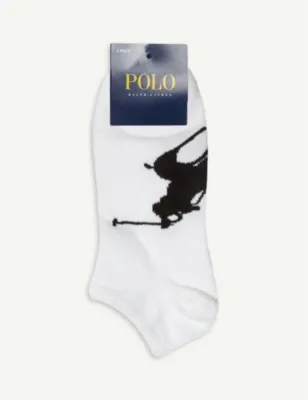 POLO RALPH LAUREN Pack of three socks in WHITE – Mens | Underwear & socks | Socks | Multi Packs