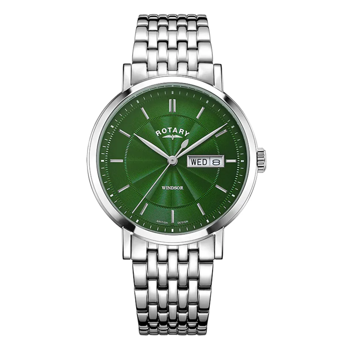 Rotary Heritage 37mm Mens Watch Green