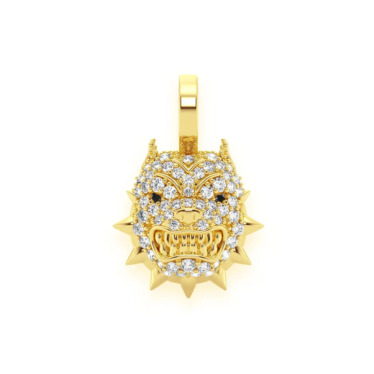 For Him Pitbull Diamond Pendant in 0.25ctw / Rose Gold / Lab Grown Diamond – Pendant