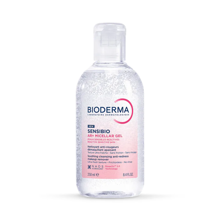 Bioderma Sensibio Micellar Gel Soothing Cleansing Anti-Redness Makeup Remover 250ml
