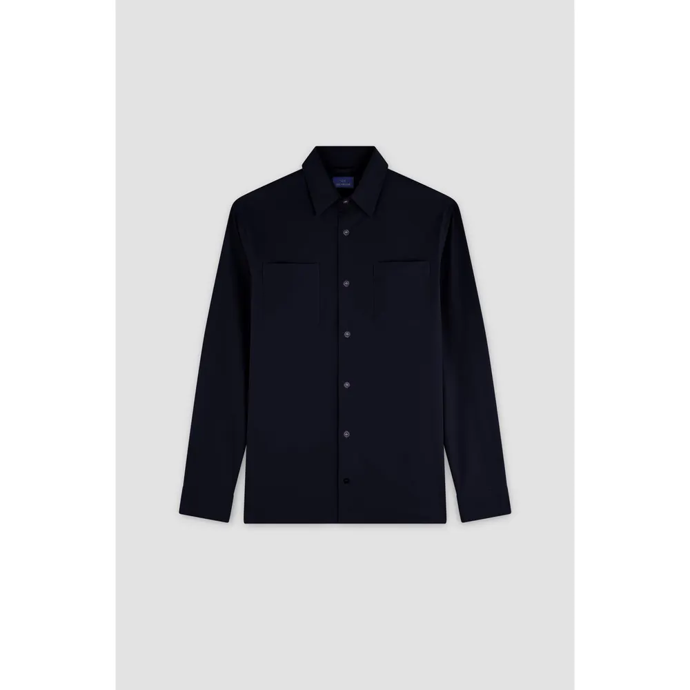 Paul And Shark Men's Fin Long Sleeve Plain Shirt