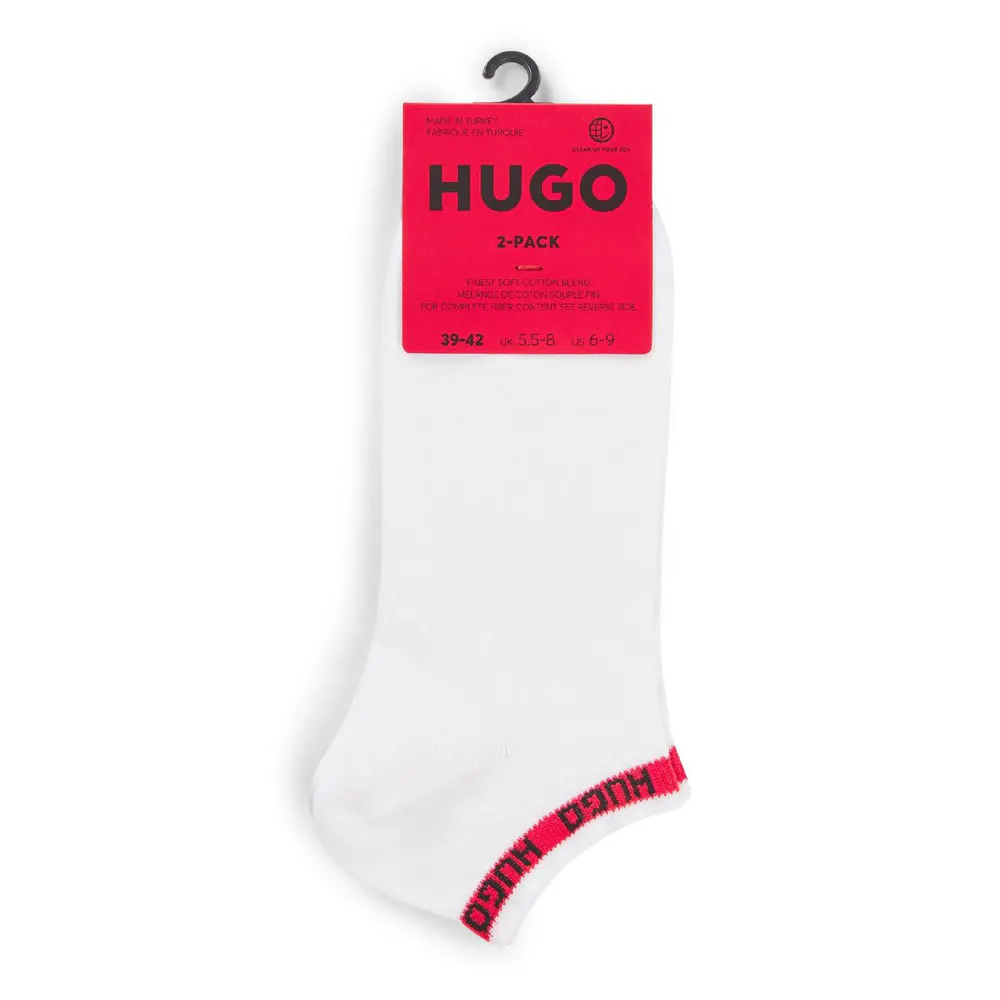 Hugo Hugo 2p As Tape Cc 10260252 01 Crew Sock Mens detail 3