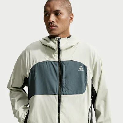 Nike ACG Five Towers Men's UV Protection Jacket - Sea Glass/Black Spruce/Mineral Slate/Summit White