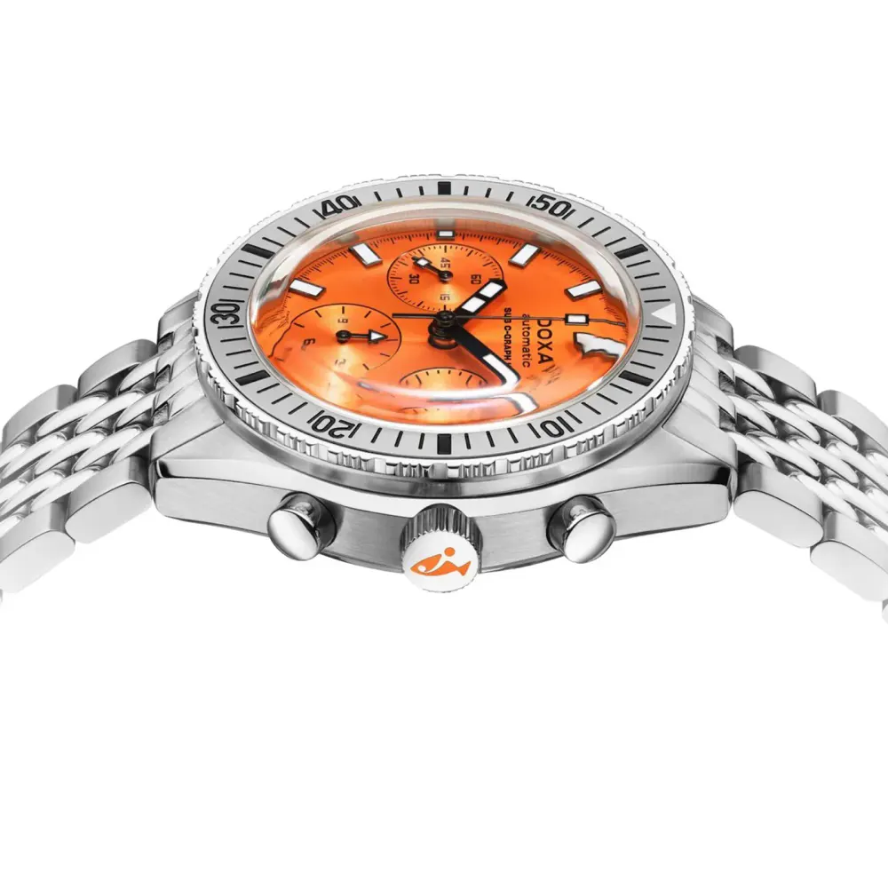 DOXA Sub 200 C-Graph II Professsional 42mm Watch in Orange, additional product view 3