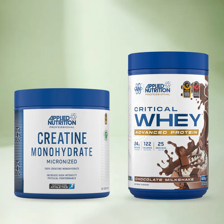 Applied Nutrition Critical Whey Chocolate Milkshake & Creatine Bundle
