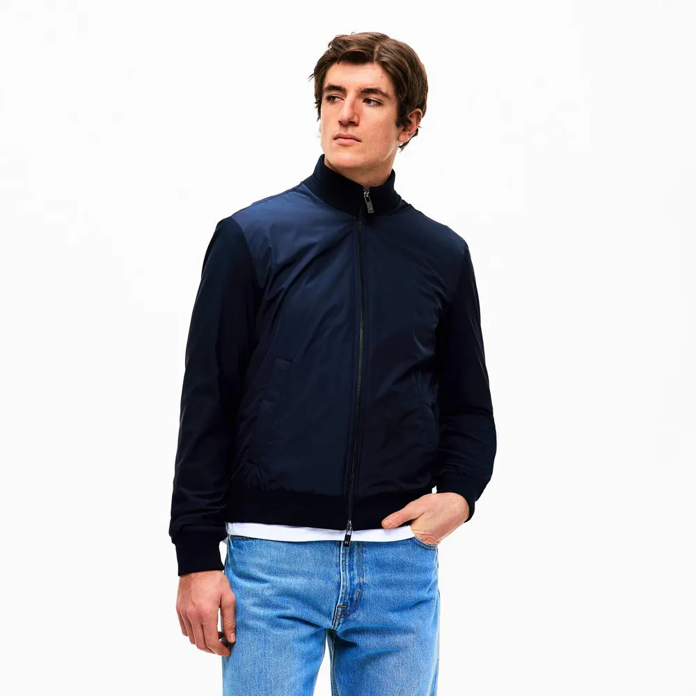 Pal Zileri Men's Zip Bomber Jacket detail 3