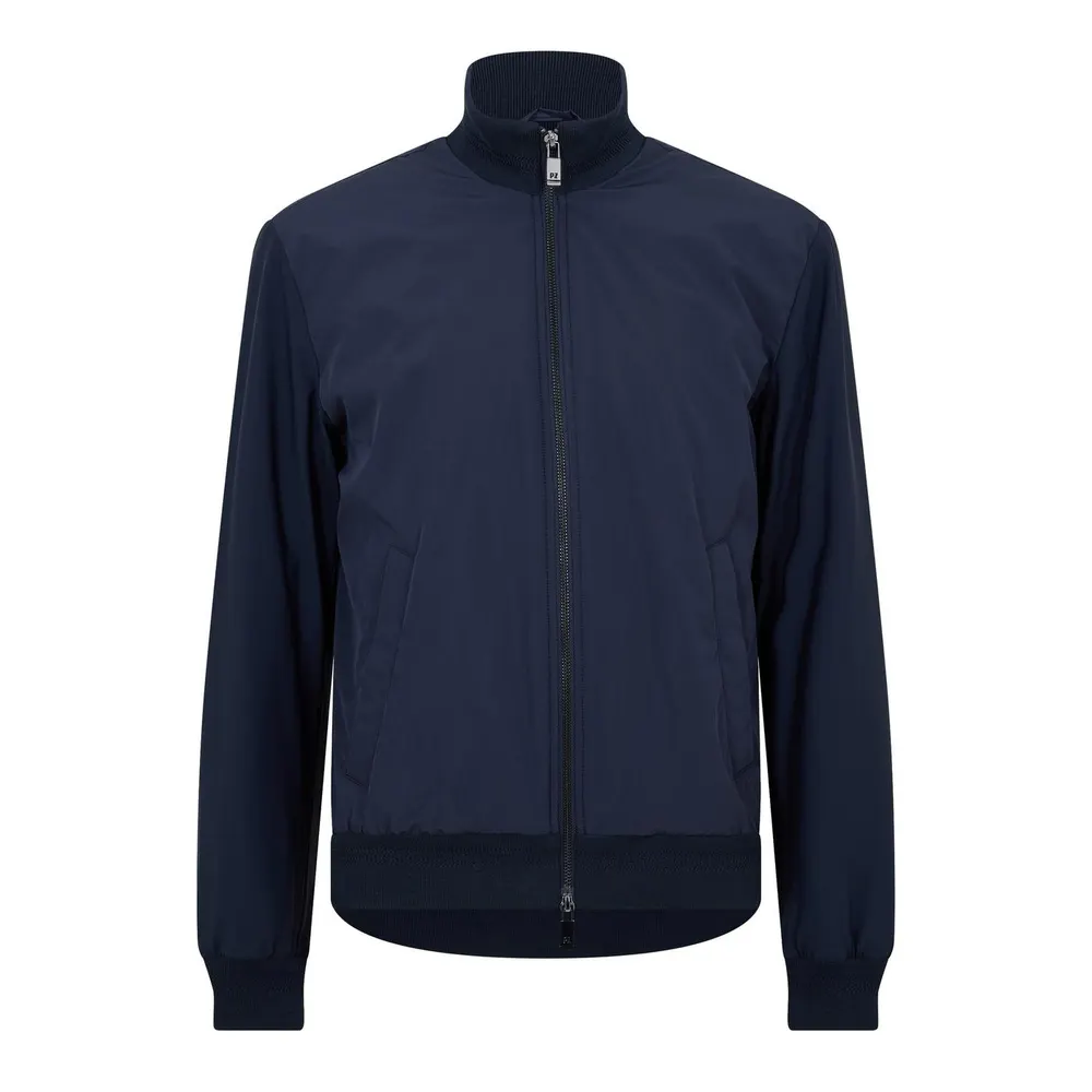 Pal Zileri Men's Zip Bomber Jacket