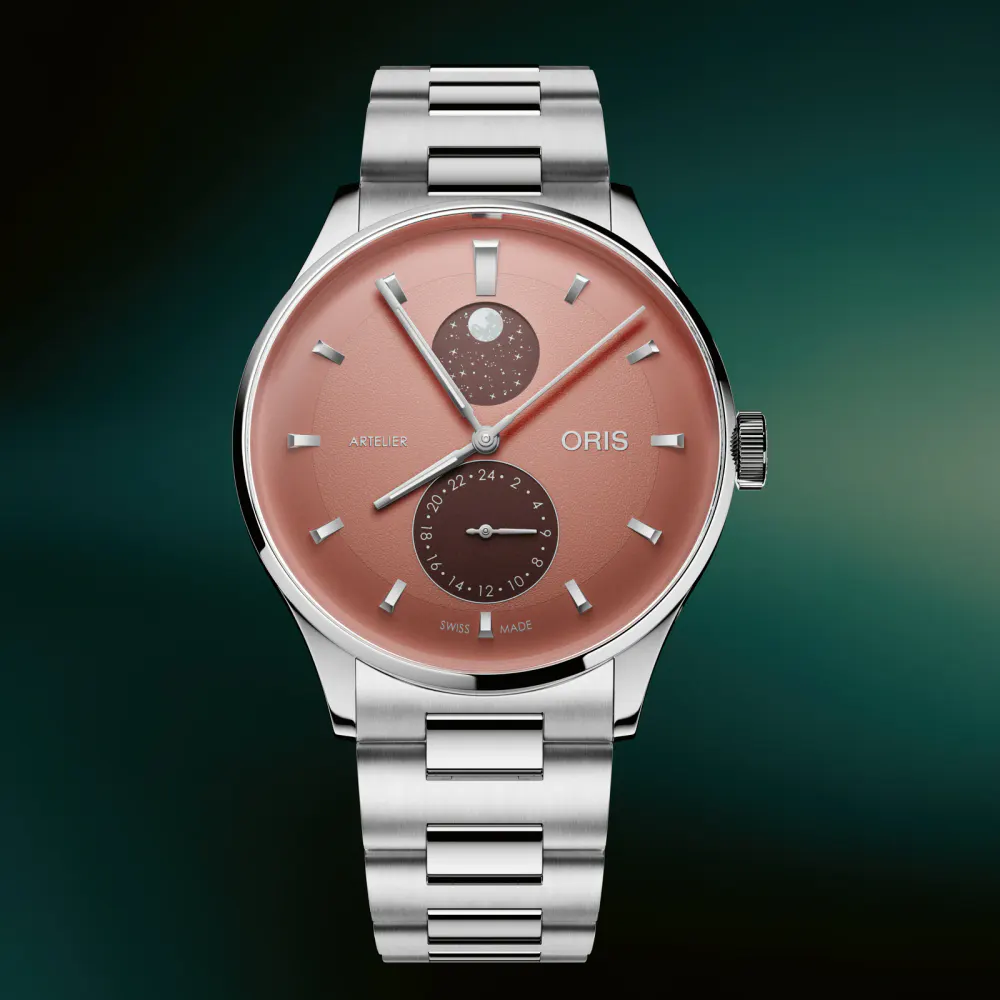 Oris Artelier Complication 39.5mm Mens Watch Brown in Brown, additional product view 2