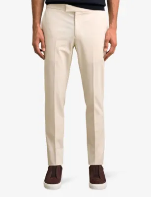 REISS Found Slim-Fit Stretch-Woven Trousers - 38R detail 3