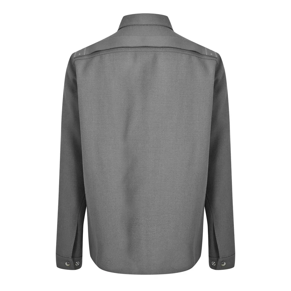 Rick Owens Brad Jacket in Steel, additional product view 2