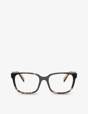 PRADA PR 17ZV rectangle-frame acetate glasses