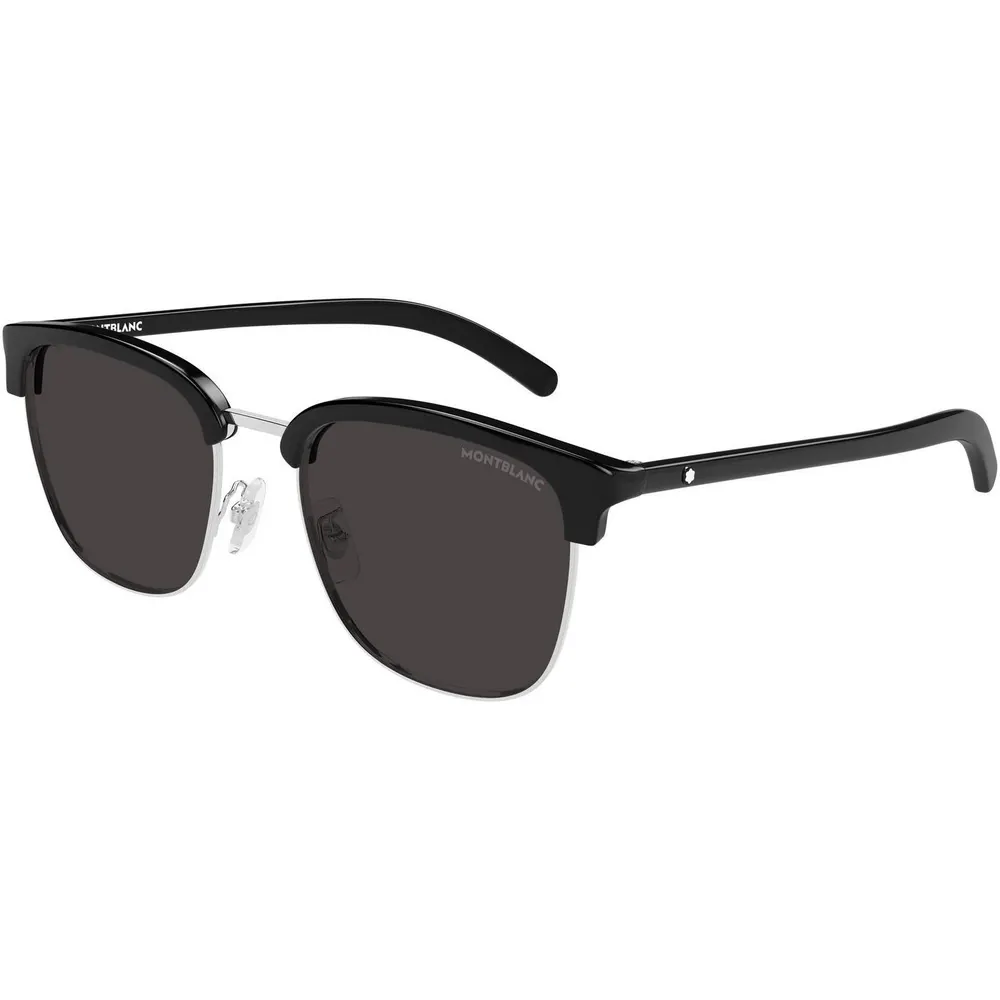 Montblanc Montblanc Mens MB0488SA Semi-Rim Sunglasses