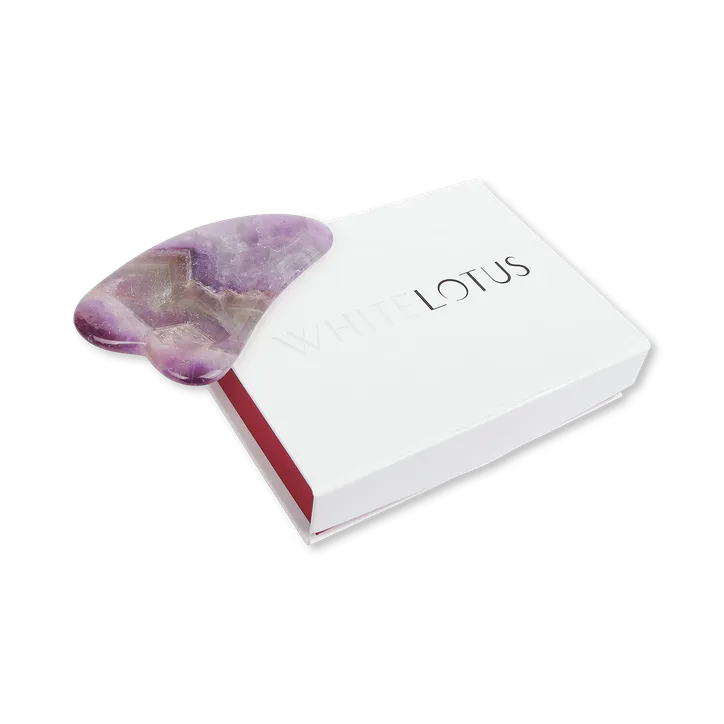White Lotus Beauty Genuine Amethyst Crystal Facial Set detail 3