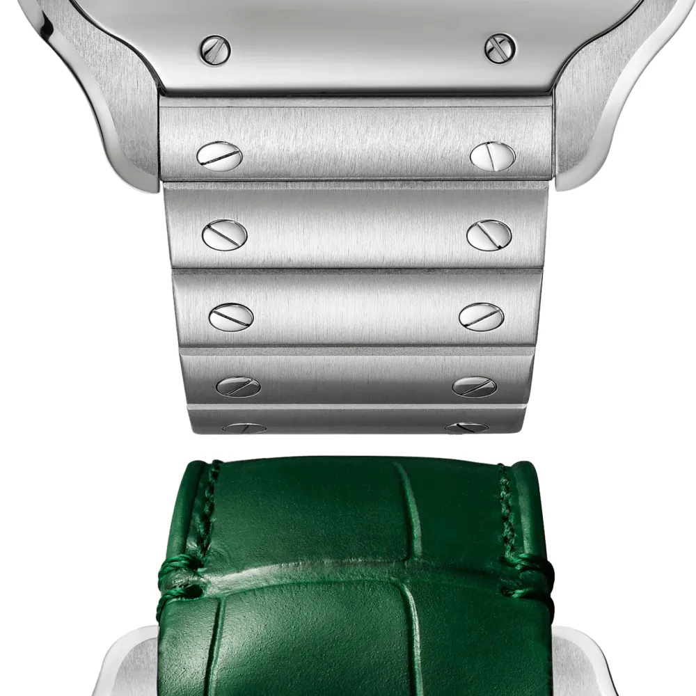 Cartier Santos De Cartier Watch, Skeleton, Large Model, Manufacture Mechanical Movement With Manual Winding detail 2