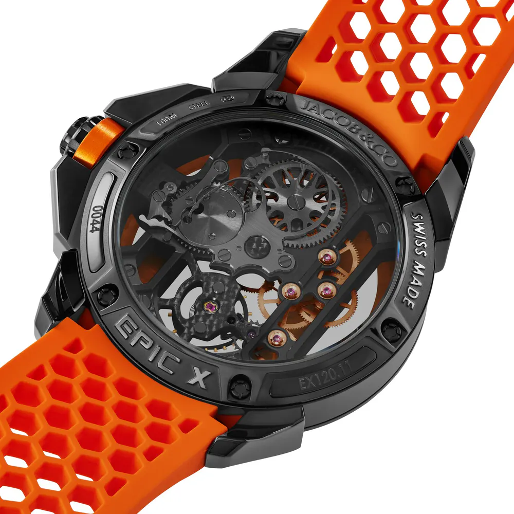 Jacob & Co Epic X Skeleton Watch in Skeleton, additional product view 3