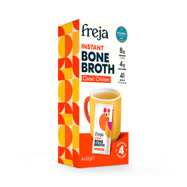 Freja Instant Bone Broth Sachets Classic Chicken 4x 12g, additional product view 3