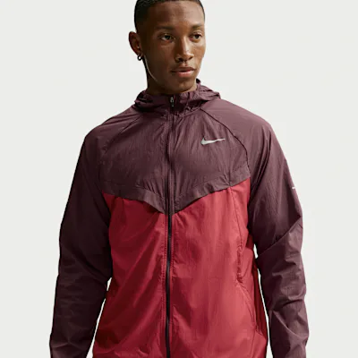 Nike Stride Men's Repel UV Running Jacket - Mystic Dates/Tough Red in Mystic Dates/Tough Red – Nike men's and unisex