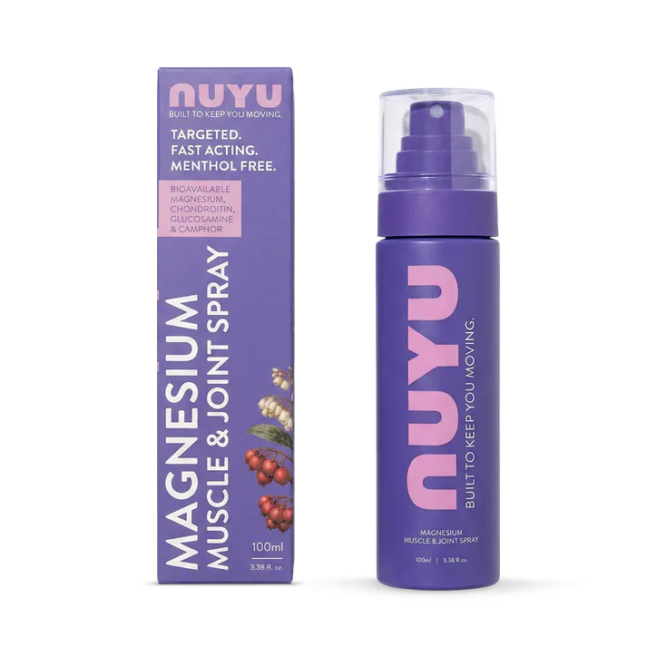 NUYU Magnesium Spray Muscle & Joint - Audio Playlist Included