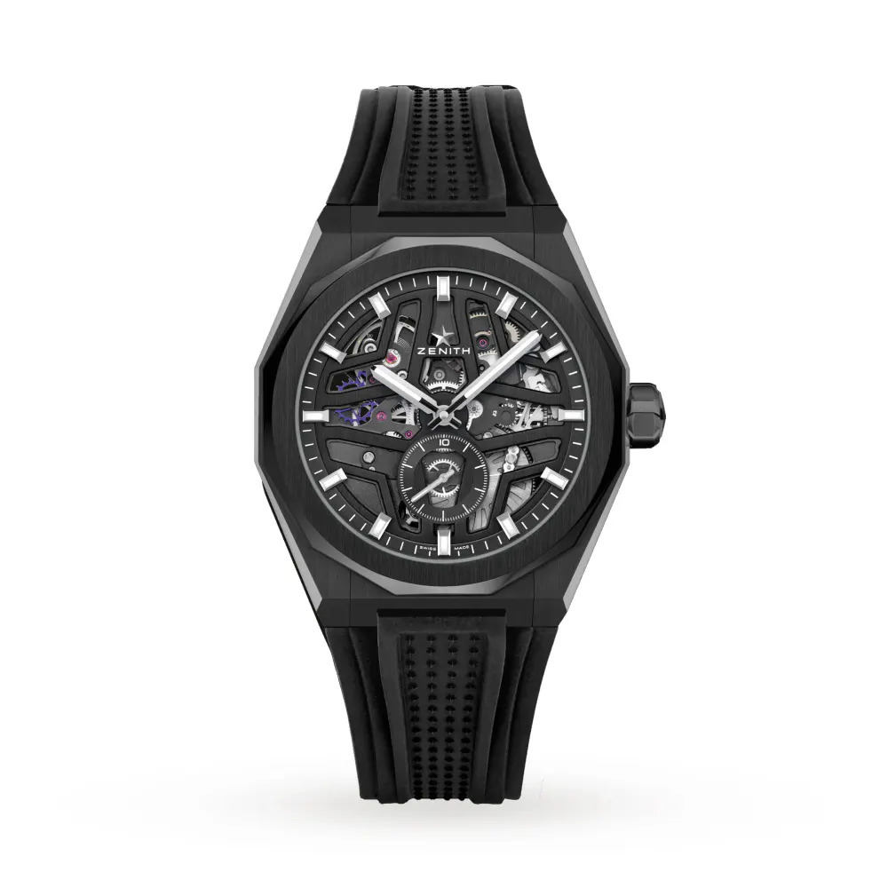 Zenith Defy Skyline Skeleton 41mm Mens Watch Black detail 2