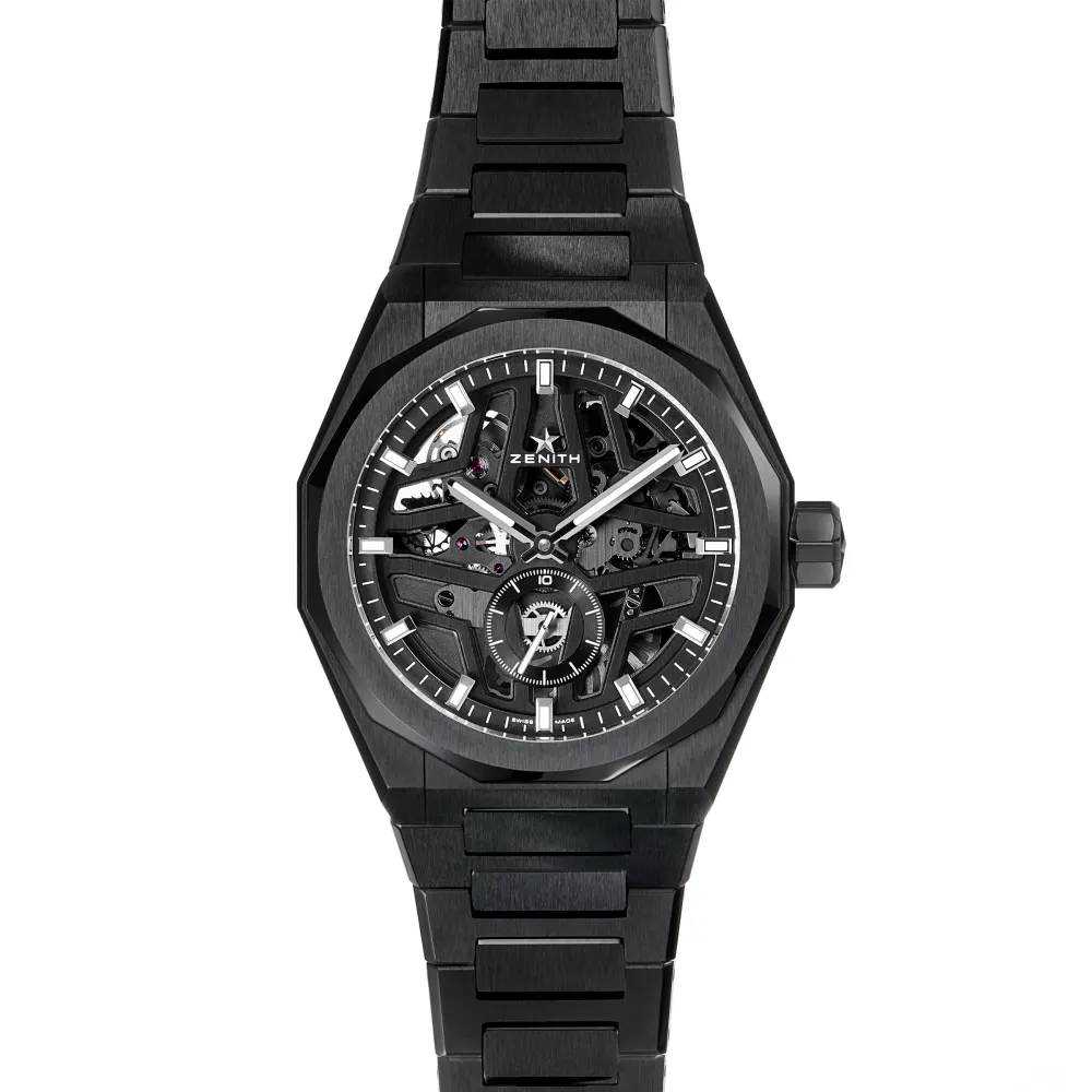 Zenith Defy Skyline Skeleton 41mm Mens Watch Black detail 3