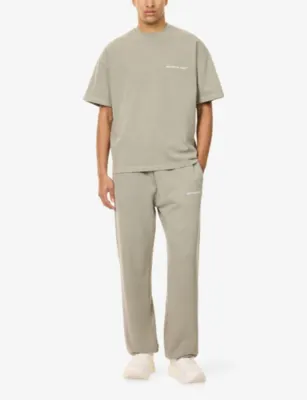 MKI MIYUKI-ZOKU Uniform Crewneck Cotton-Jersey T-Shirt detail 2