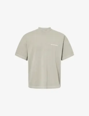MKI MIYUKI-ZOKU Uniform Crewneck Cotton-Jersey T-Shirt
