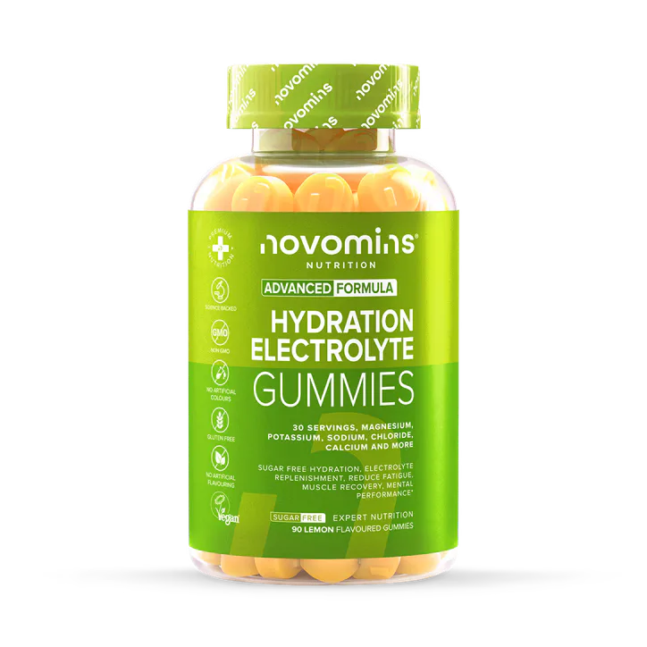 Novomins Hydration Electrolyte Gummies - 30 servings Lemon 90 Gummies