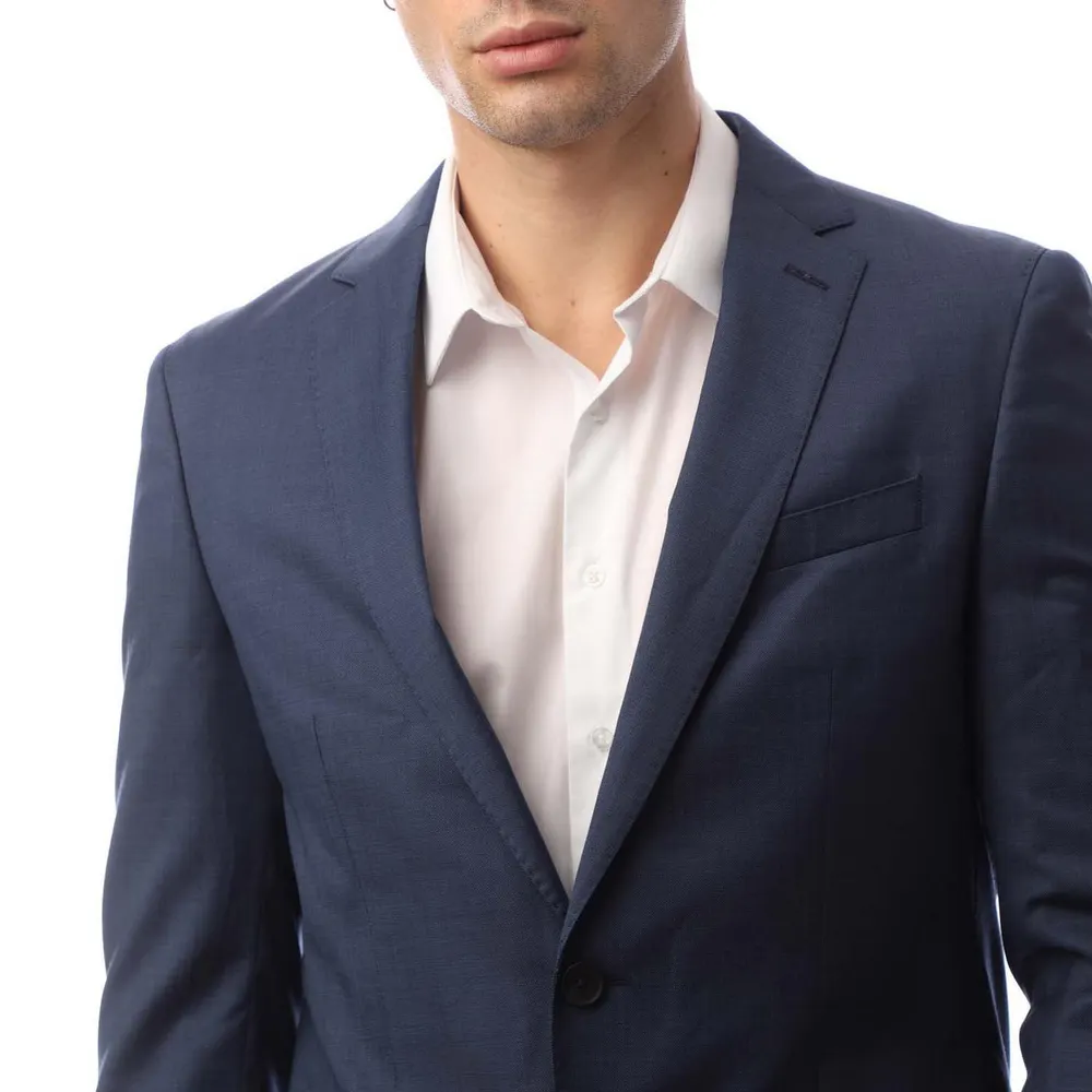 Boss Men's Novan6 Blazer in Navy, additional product view 3