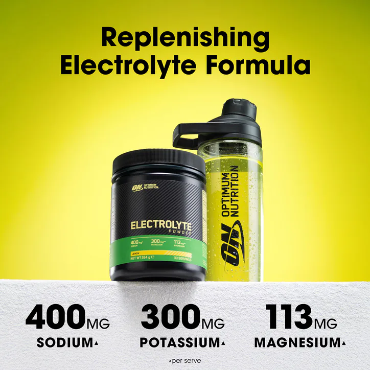 Optimum Nutrition Electrolyte Powder Lemon 264g detail 2