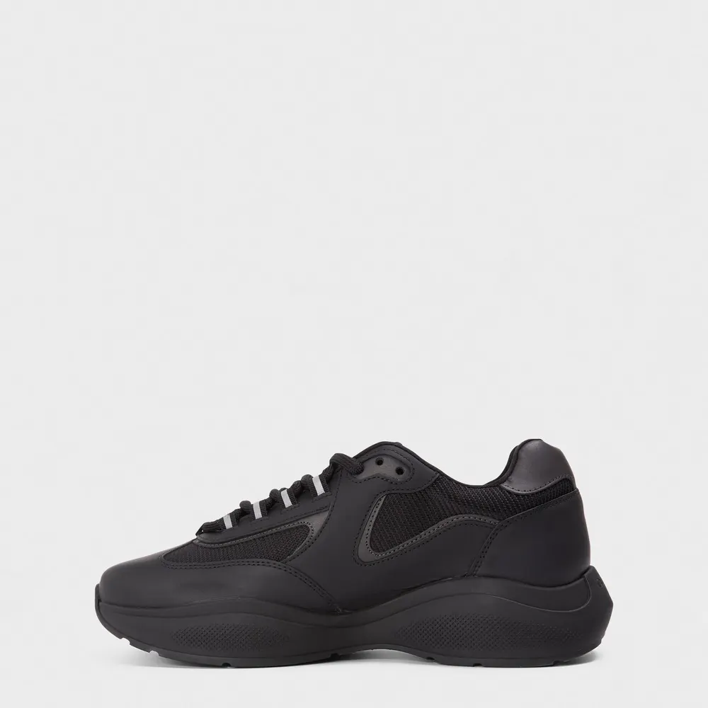Cleens Podium Trainers in Black Mono, additional product view 2