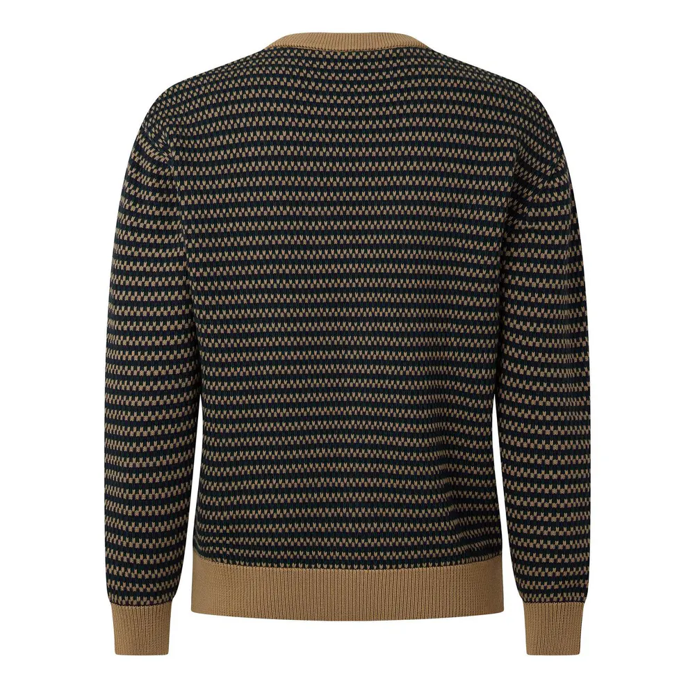 Lacoste Men's Jacquard Long-Sleeve V-Neck Cardigan detail 2