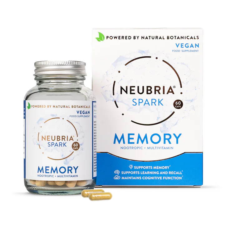 Neubria Spark - Memory Supplement + Multivitamin. Food Supplement.