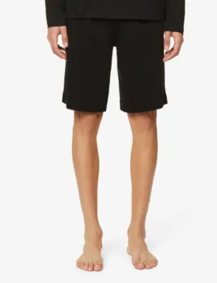 POLO RALPH LAUREN Logo-embroidered cotton-jersey shorts detail 3