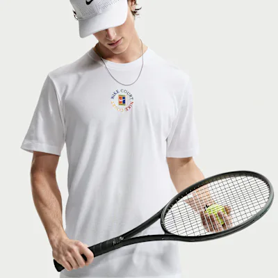 Nike NikeCourt Men's Dri-FIT Tennis T-Shirt - White