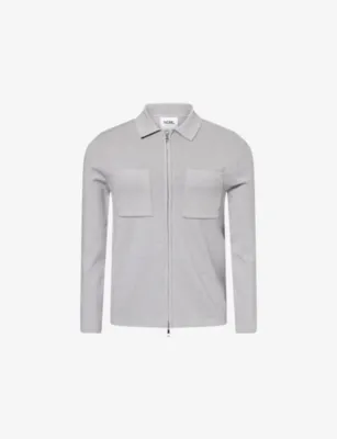 NOBL Cassius Zip-Front Knitted Top