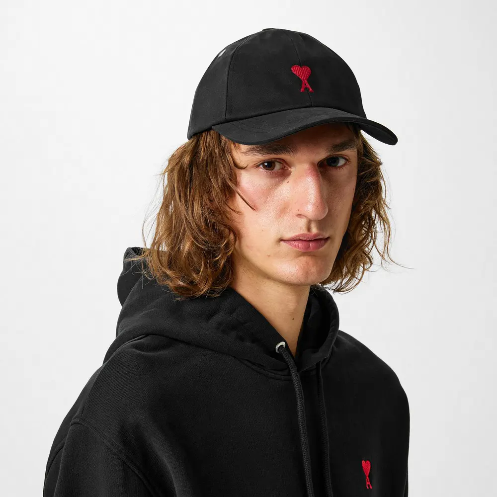 Ami Paris Adc Embroidery Cap detail 2