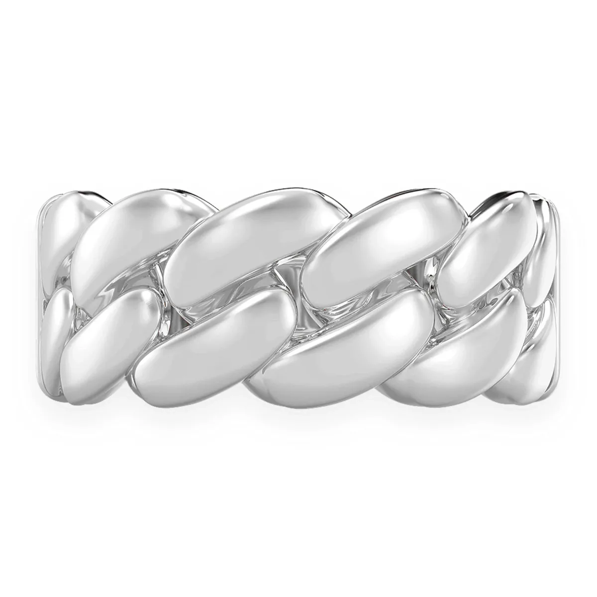 For Him Solid Gold Cuban Ring