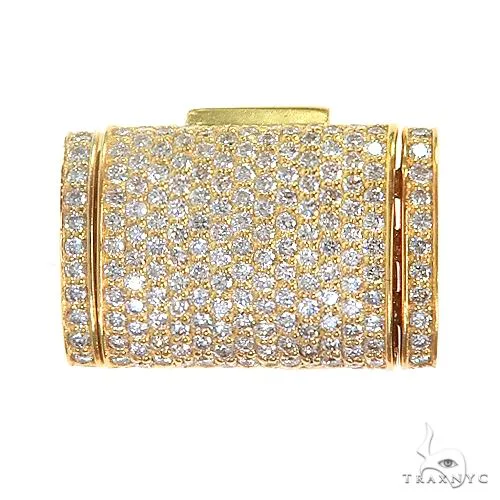 AHMED - MOON JEWELRY 14K Gold Miami Cuban Diamond Lock 66916 in Rose – Lock