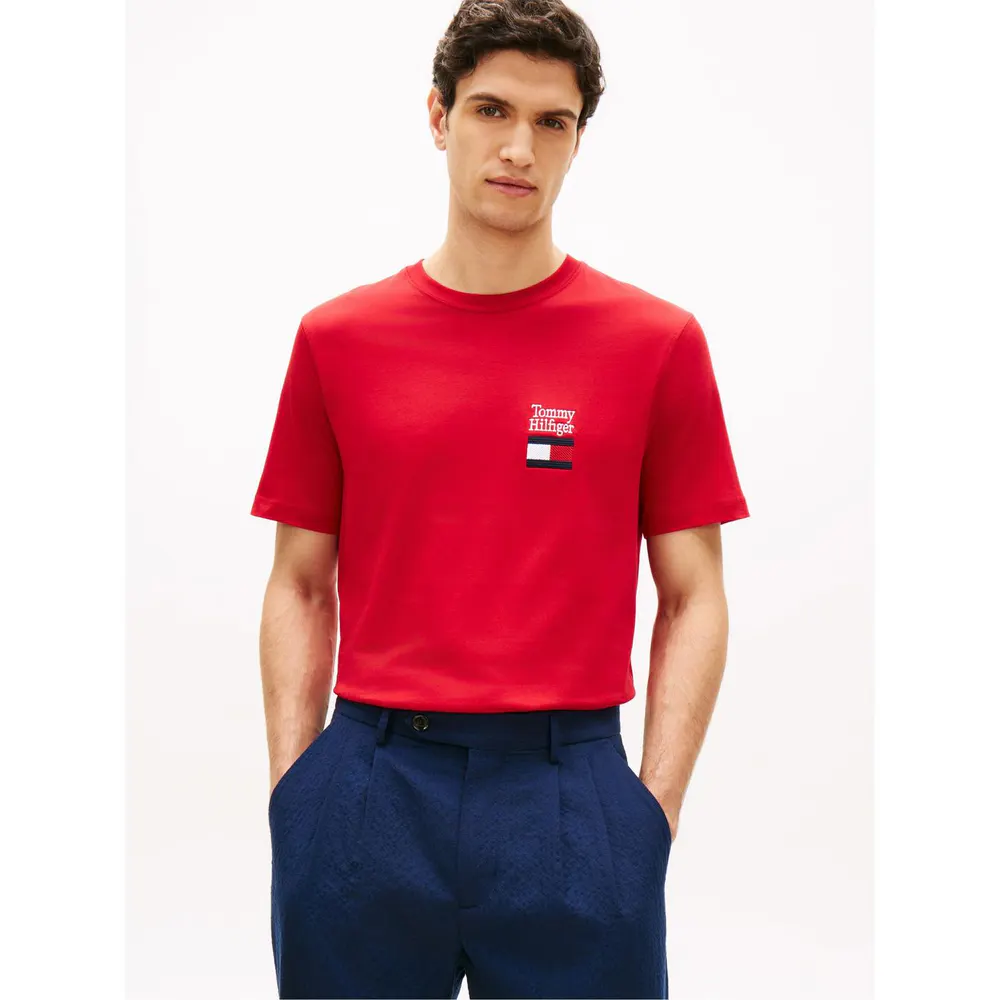 Tommy Hilfiger Men's Stack Flag T-Shirt detail 2