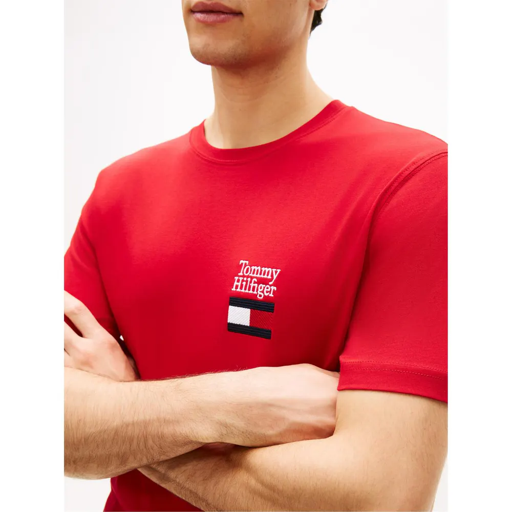 Tommy Hilfiger Men's Stack Flag T-Shirt detail 3