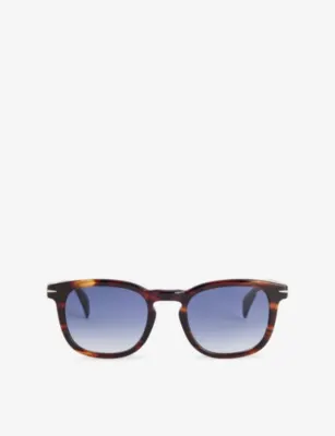 EYEWEAR BY DAVID BECKHAM DB 1221/S Square-Frame Acetate Sunglasses