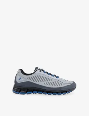 ASICS Gel-Quantum 360 Mesh And Suede Trainers - 7.5 in GLACIER GREY CARRIER GRE – Mens | Trainers | Lace up trainers