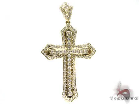 RINA - For Him FACTORY Roman Cross 11227 in Rose Gold – Pendant
